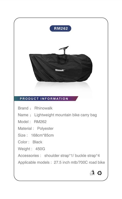 27.5 inch 700C MTB Folding Bike Carrying Cover