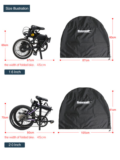 14-20 Inch Lightweight Folding Bike Cover