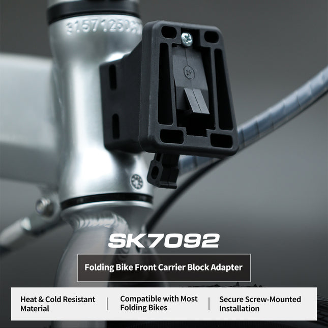 Folding Bike Front Carrier Block Adapter image 01