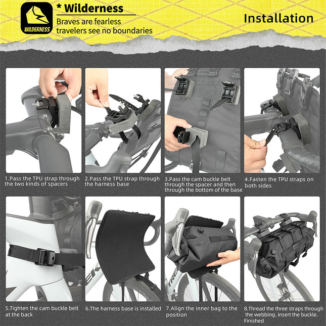 8l Handlebar Bag - Wilderness Series
