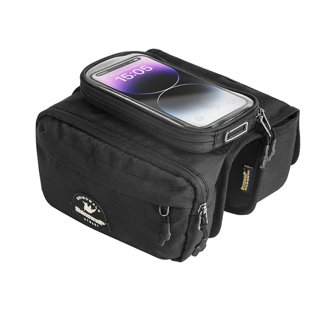 Bike Frame Tube Bag WithTouchable Phone Holder