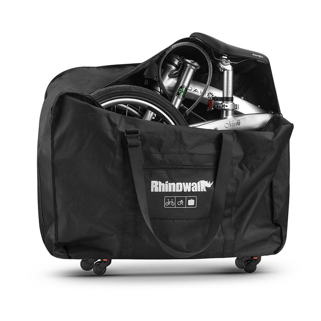 Folding Bike Transport Bag with Wheels image 01