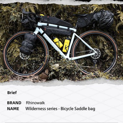 14l Waterproof harness saddle bag -Wilderness Series