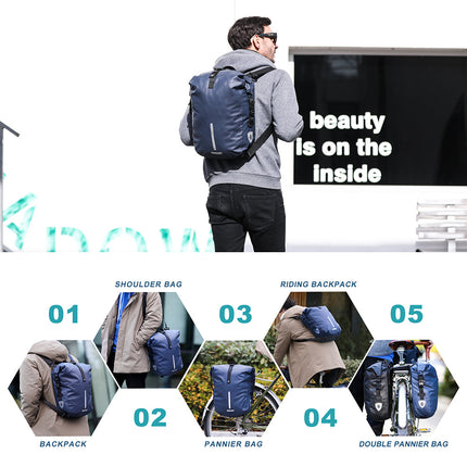 20 Liter Bicycle Urban Commute Pannier Bag