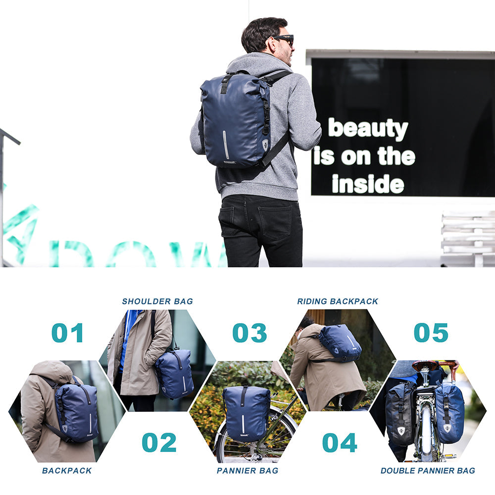 20 Liter Bicycle Urban Commute Pannier Bag