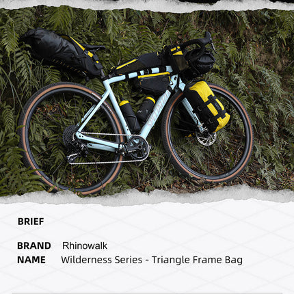 1.7l Triangle frame bag-Wilderness Series