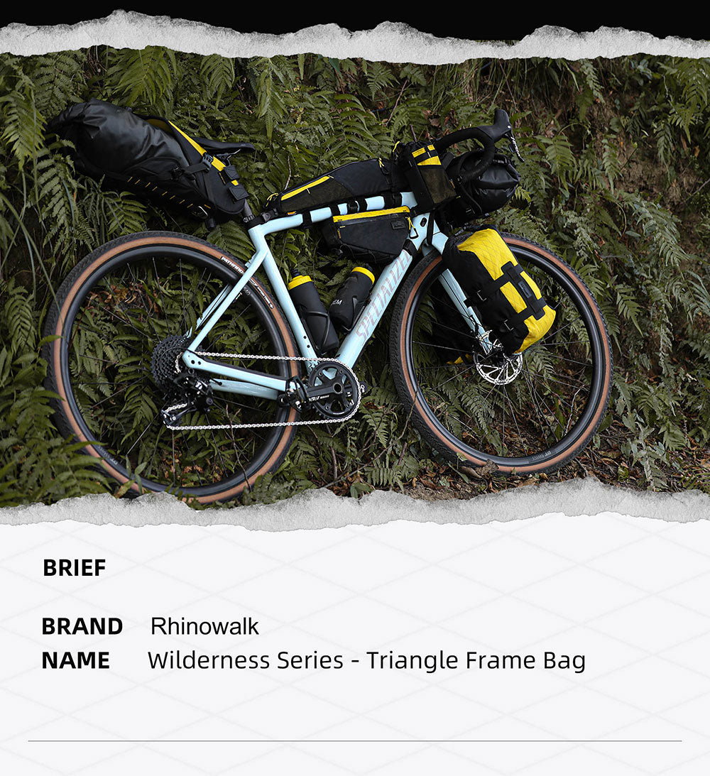 1.7l Triangle frame bag-Wilderness Series