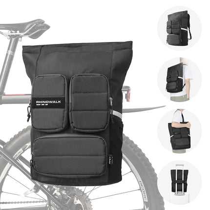 Multifunctional Bike Pannier Backpack image 02