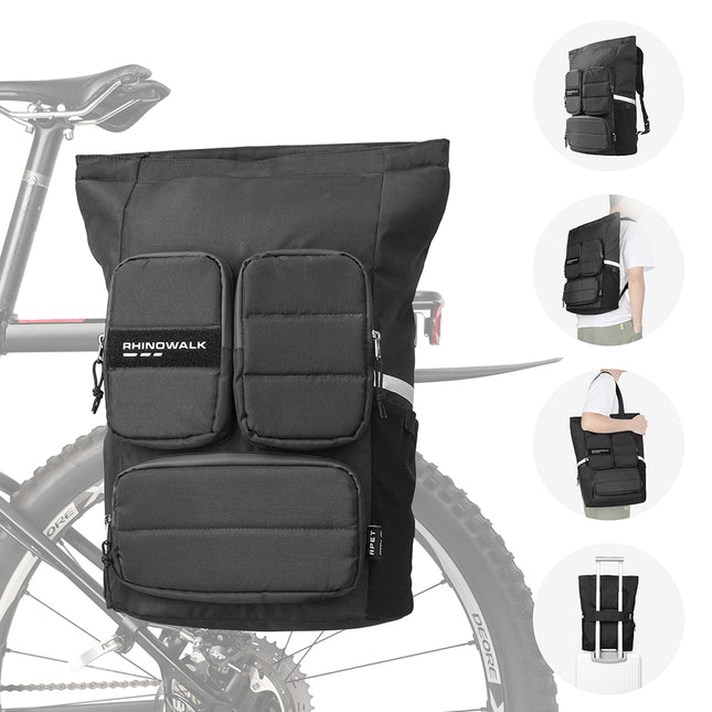 Multifunctional Bike Pannier Backpack image 02