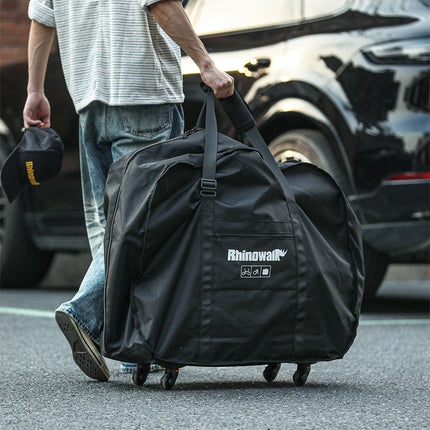 Folding Bike Transport Bag with Wheels image 05