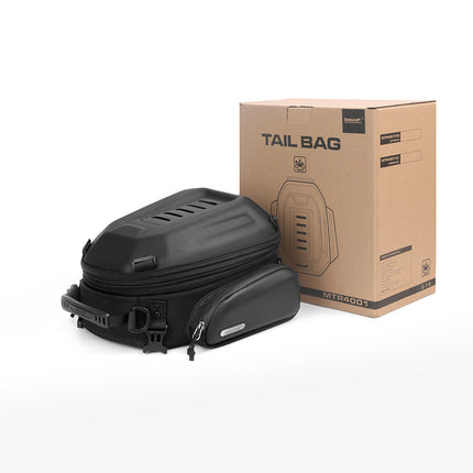 12-18l Motorcycle hard shell tail bag