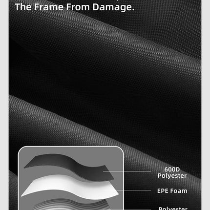 Storage bag for road bikes