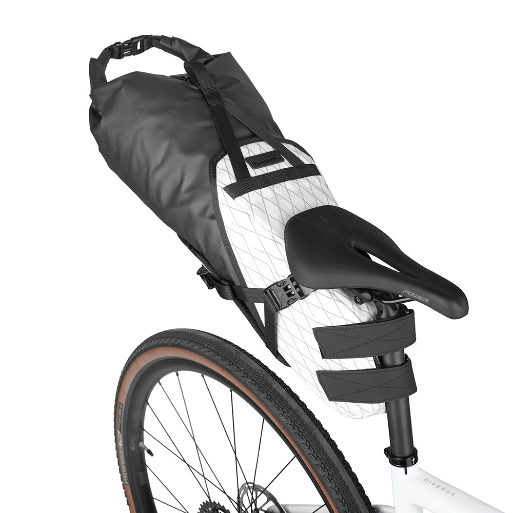 bike saddle bag rain cover Rainproof Red/Black JustBikeBags Never risk having a wet bottom again Sport Bicycle Rear Seat Bag