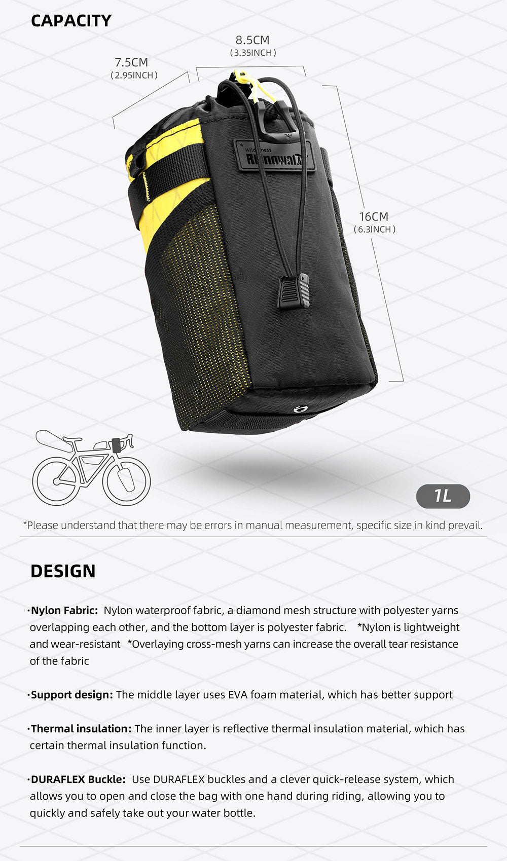 1l Stem bag- Wilderness Series