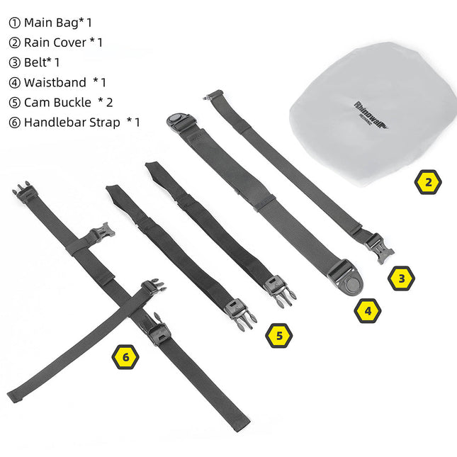2.4L Motorcycle Tank Bag – Leg & Waist Bag Waterproof