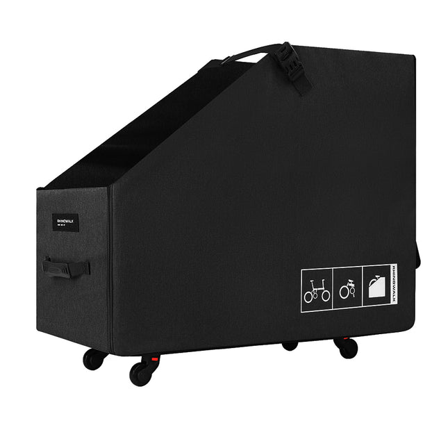 Folding Bike Storage Box Portable Travel Carry Bag with Wheels