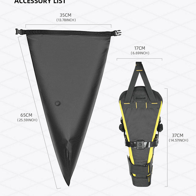 14l Waterproof harness saddle bag -Wilderness Series