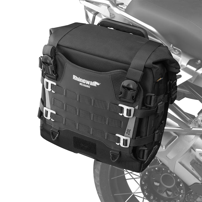 35L Motorcycle Side Bag – Quick Release Waterproof Saddlebag