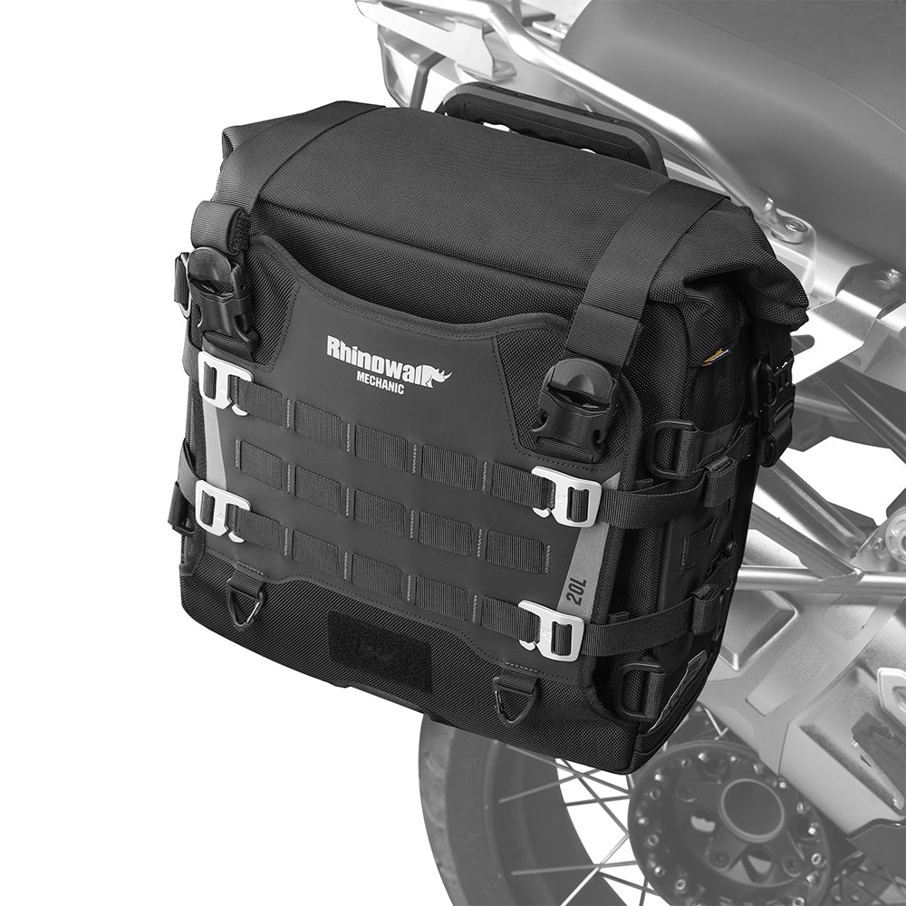 35L Motorcycle Side Bag – Quick Release Waterproof Saddlebag