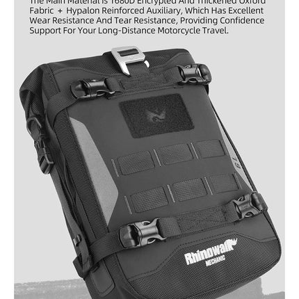 6L Waterproof Motorcycle Crash Bar Bag – Mechanic Series