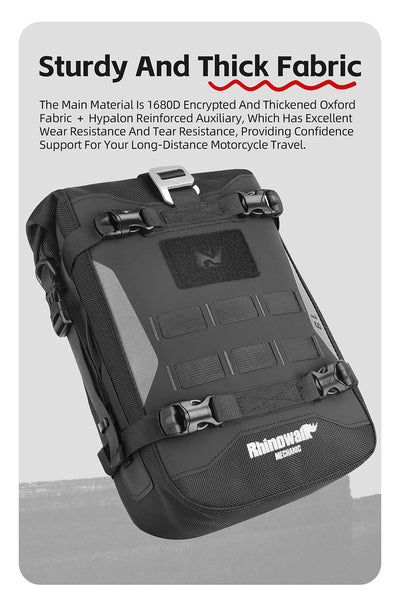 6L Waterproof Motorcycle Crash Bar Bag – Mechanic Series