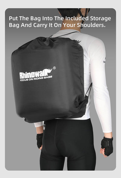 Storage bag for road bikes