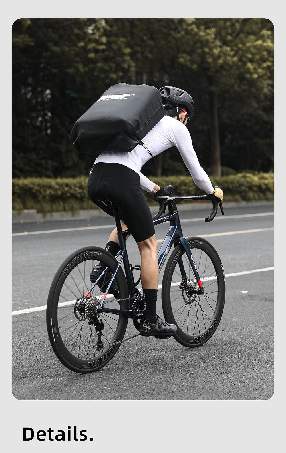 Storage bag for road bikes