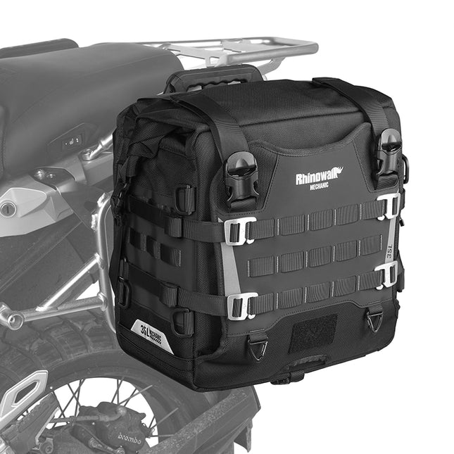 35L Motorcycle Side Bag – Quick Release Waterproof Saddlebag