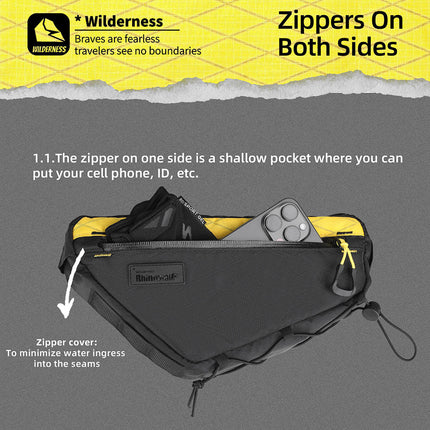 1.7l Triangle frame bag-Wilderness Series