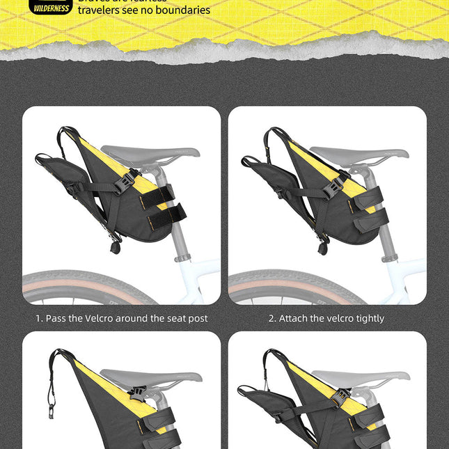 14l Waterproof harness saddle bag -Wilderness Series