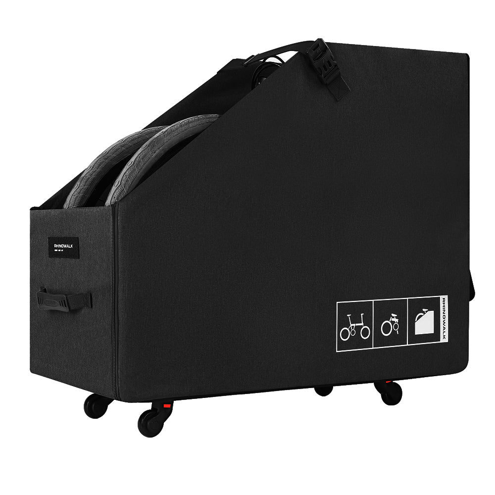 Rhinowalk折りたたみ自転車用収納ボックス Folding Bike Storage Box Portable Travel Carry Bag with Wheels
