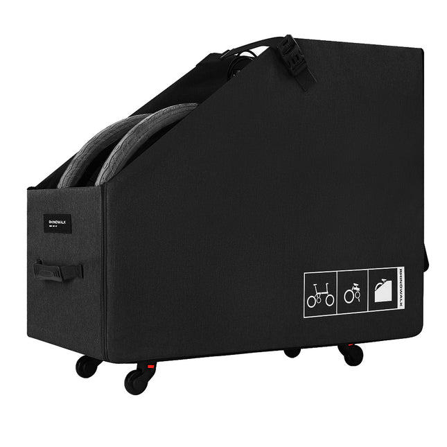 Folding Bike Storage Box Portable Travel Carry Bag with Wheels