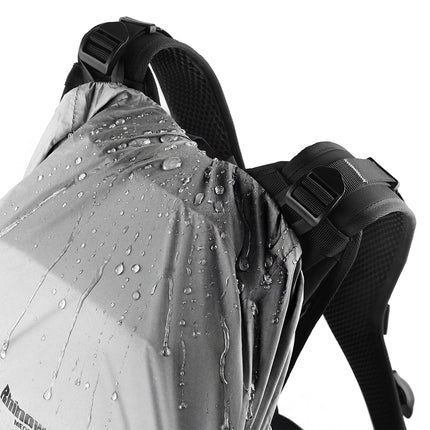 10L Motorcycle Riding Backpack, Adventure Hydration Backpack with Protective Back Padding, Rain Cover & Chest Pack Compatibility
