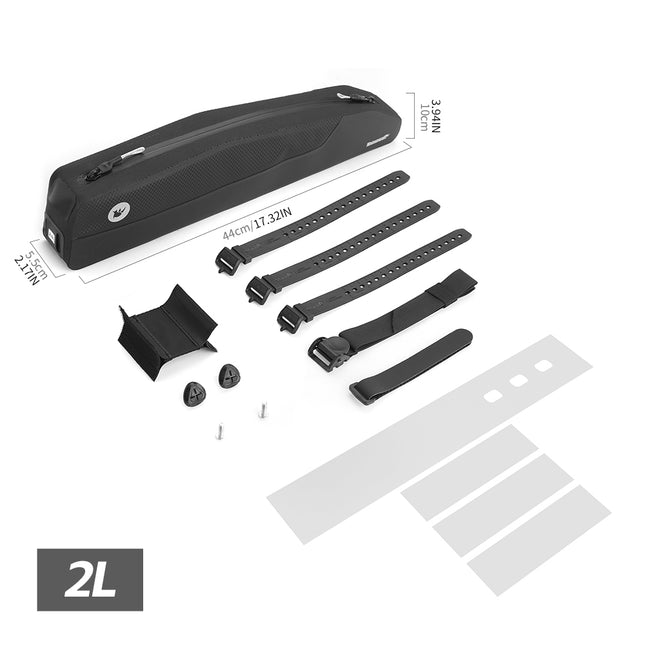2L Waterproof Bolted on Top Tube Bag