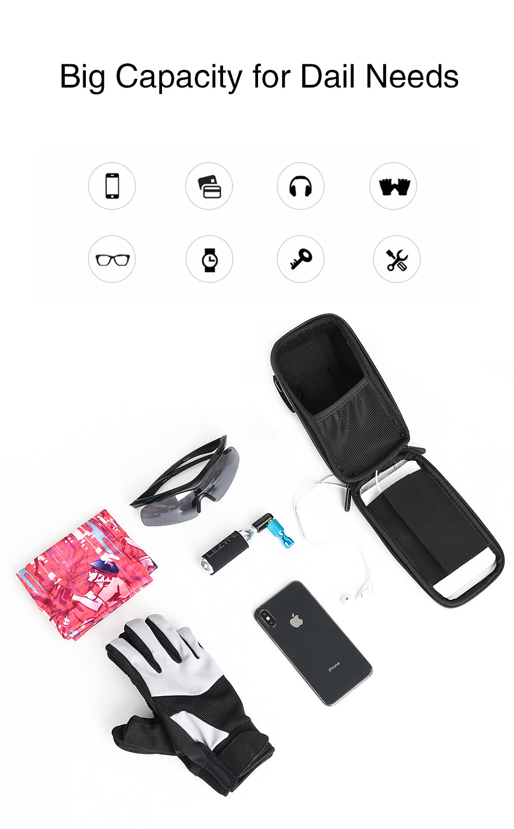 6.5inch Bike Mobile phone holder