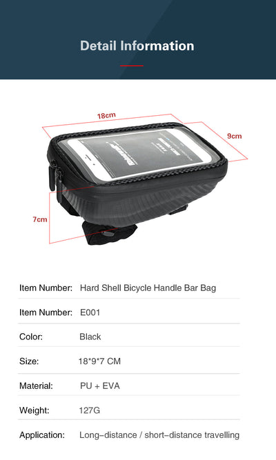6.5inch Bike Mobile phone holder