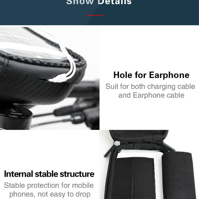 6.5inch Bike Mobile phone holder