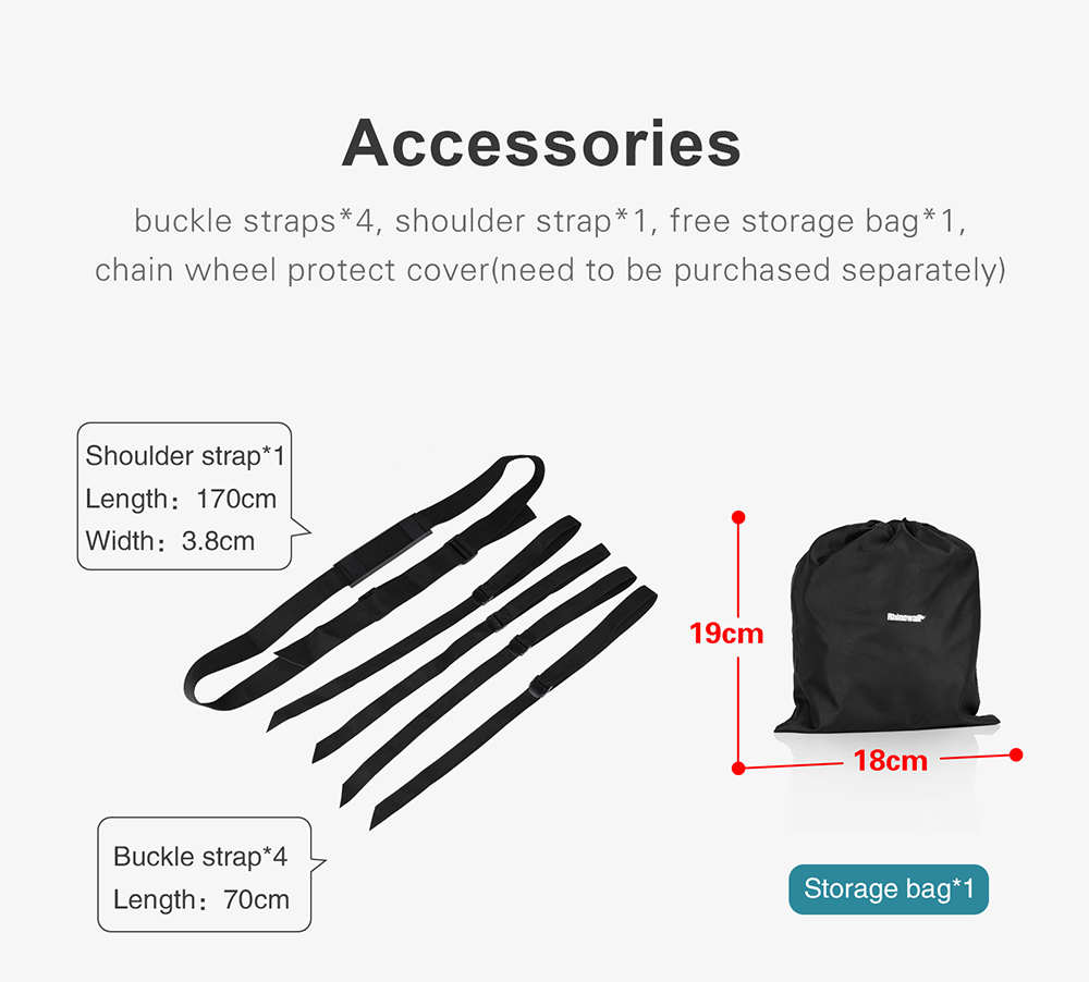 27.5 inch 700C MTB Folding Bike Carrying Cover