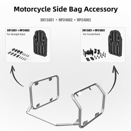 35L Motorcycle Side Bag – Quick Release Waterproof Saddlebag