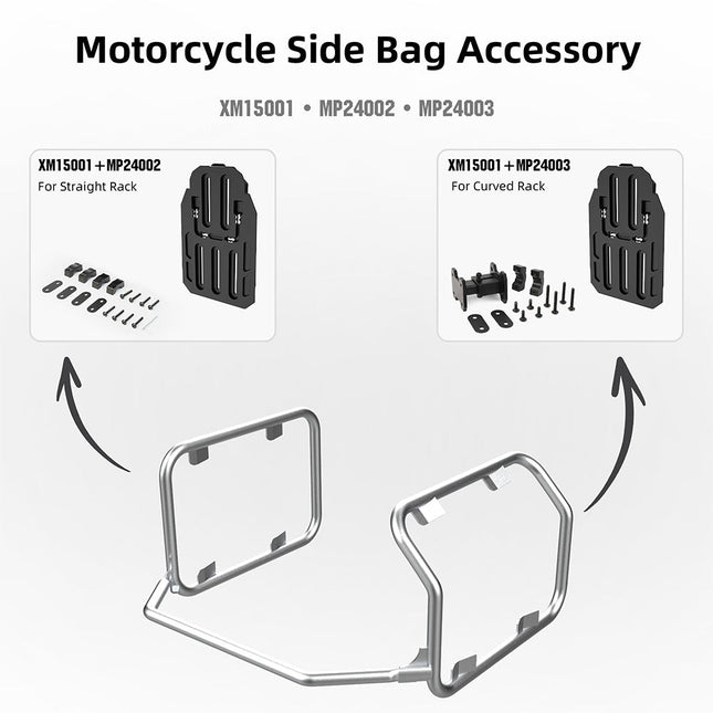 35L Motorcycle Side Bag – Quick Release Waterproof Saddlebag
