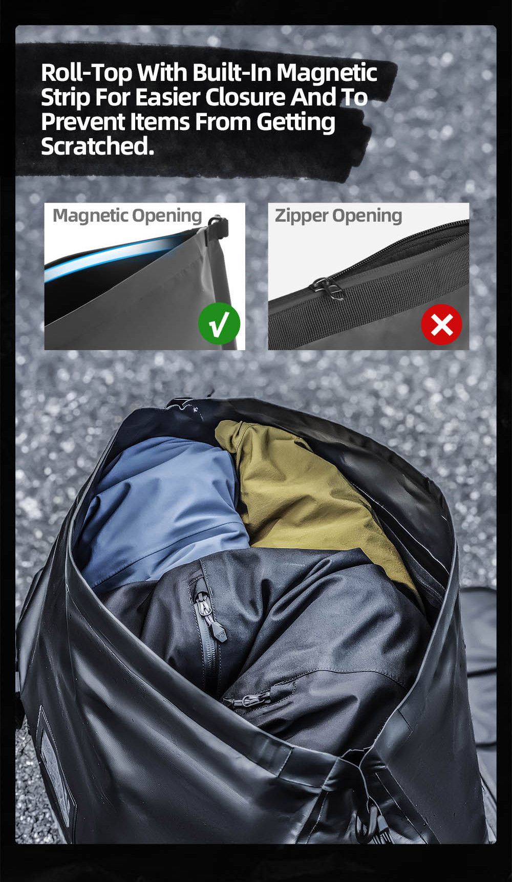 Warrior Series X Waterproof Duffel Bag, 20l,40l,65l