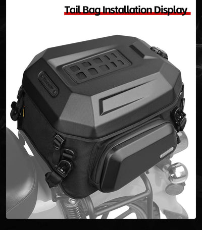 23L-35L ABS Hard Shell Tail  Bag with Expandable