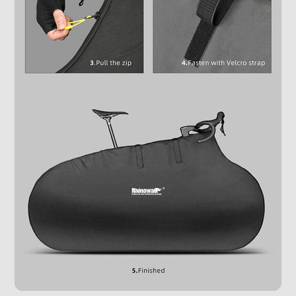 Storage bag for road bikes