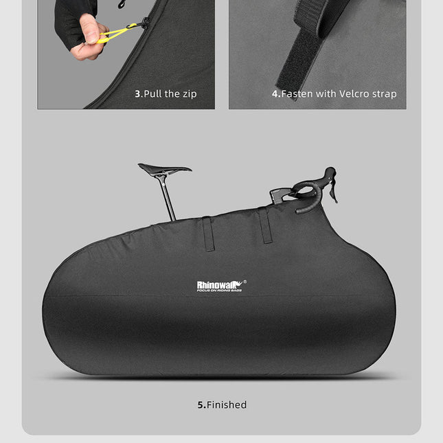 Storage bag for road bikes