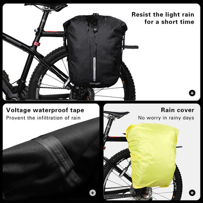 20 Liter Bicycle Urban Commute Pannier Bag