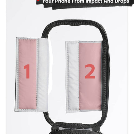 Bike Frame Tube Bag WithTouchable Phone Holder