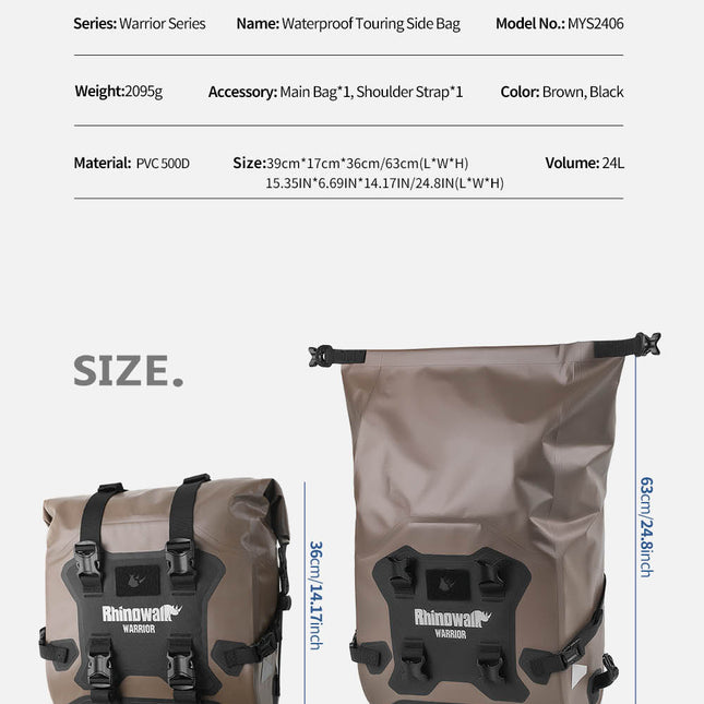 24L Waterproof Side Bag