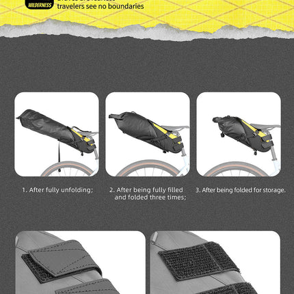 14l Waterproof harness saddle bag -Wilderness Series