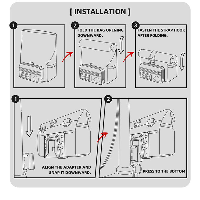 COSMOPOLIS -4l Urban Handlebar Bag