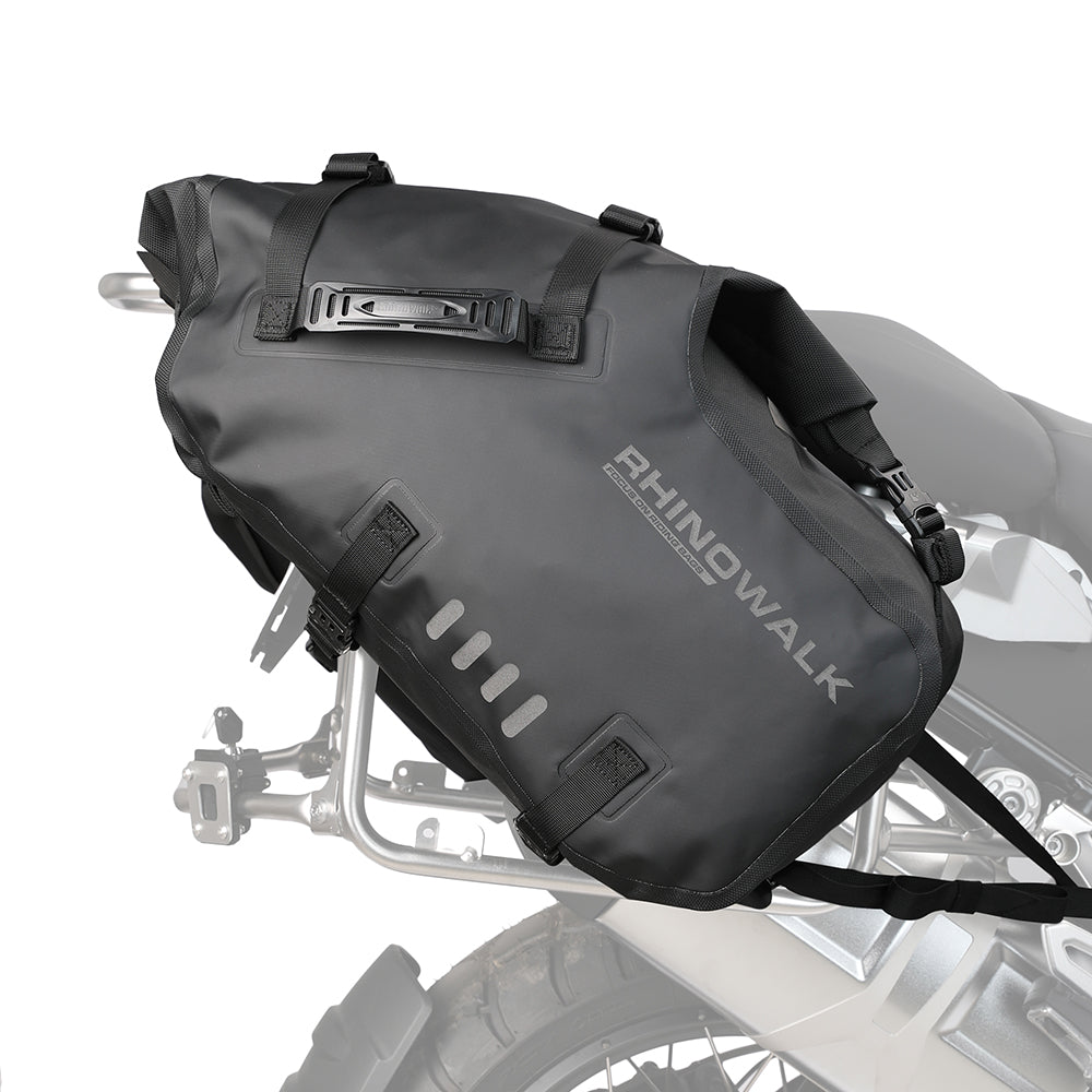 Waterproof Motorcycle Pannier Side Bag 18/28/48L - Pair/Rackless